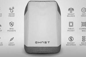Ghost Smart Backpack with Charger, Tracker