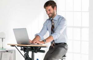 Citta BT5.0 Exercise Bike with Foldaway Desk