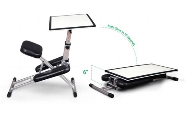 Edge Desk Ergonomic Adjustable Kneeling Desk Chair