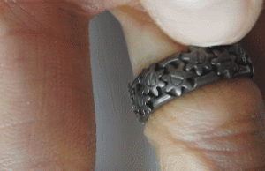 Endless Motion Mechanical Cogs Ring