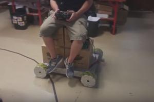 SDRRobots Mecanum Robot Can Carry Humans