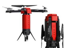 Brainpower Foldable Rocket Drone with Obstacle Avoidance