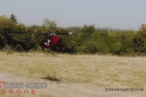 Passenger Drone Manned Aerial Vehicle with 4G Remote Control