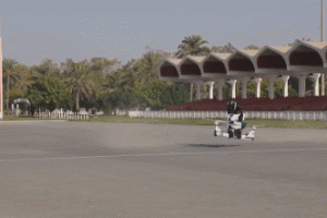 Scorpion-3 Hoverbike with 5 m/s Vertical Speed