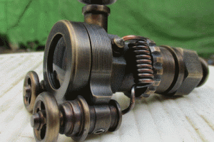 Steampunk USB Flash Drive with Working Thermometer