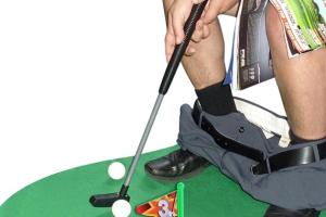 Toilet Golf: Practice In the Bathroom