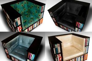 Library Bookcase Chair