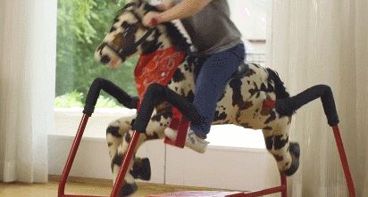 Radio flyer freckles plush interactive best sale riding horse