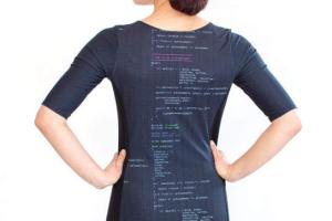 Code Poetry Dress for Computer Geeks