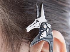 Anubis Silver Ear Cuff for Stargate Fans