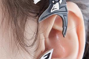 Anubis Silver Ear Cuff for Stargate Fans