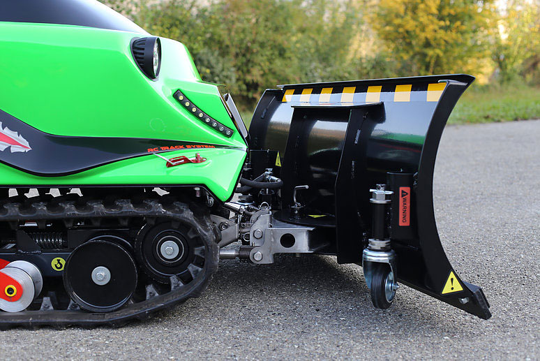 remote control snow plow robot