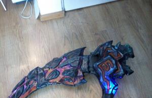 Harvester Lava Scythe based on Darksiders 2 with Arduino