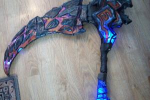 Harvester Lava Scythe based on Darksiders 2 with Arduino