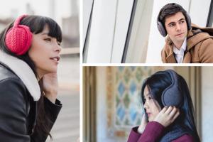 Sound Huggle: Wireless Headphone Earmuffs