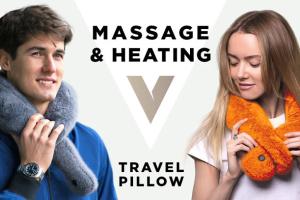 VascoPillow: Massage & Heating Travel Pillow