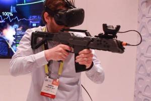 BENEVE Gun HTC Vive Controller with Recoil