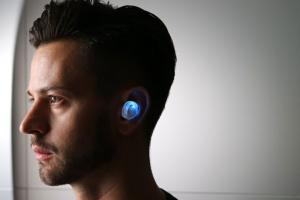 X-SHOCK Wireless LED Earphones for Night Workouts
