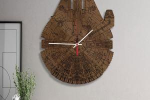 Star Wars Millennium Falcon Wall Clock