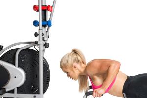 Iron Athlete 6-in-1 Elliptical Cross-Trainer Exercise Bike