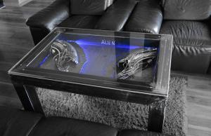3D Xenomorph Metal Art Table