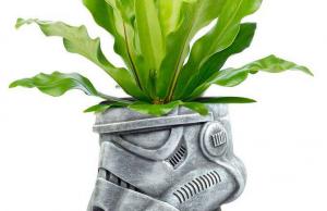 Star Wars Stormtrooper Stone Plant Pot