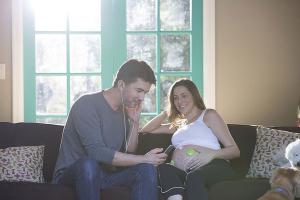 BellyBuds Baby-Bump Headphones for Moms