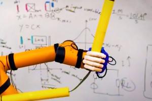 AUBO-i5 Robot Learns to Use Nunchucks