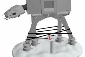 Imperial Walker Cat Condo for Star Wars Fans