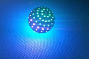 Arduino LED Gyro Sphere Reacts to Sounds