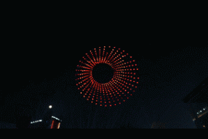 Using 500 Drones To Create a 3D Time Tunnel