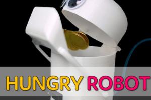DIY: 3D Printed Hungry Robot with Arduino