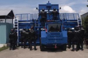 BOZENA RIOT: Remotely Controlled Armored Vehicle for Riot Control