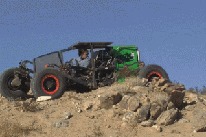 Green Rock Dawg: Electric Rock Crawler
