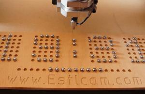 CNC Clock with Magnetic Steel Balls