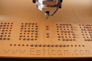 CNC Clock with Magnetic Steel Balls