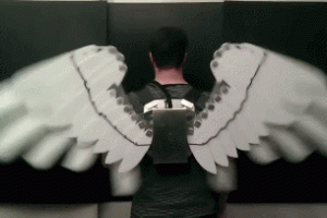 Powered Mechanical Angel Wings for Cosplay