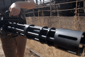 M134-A2 Gatling Airsoft Minigun Fires 3000 Rounds Per Minute