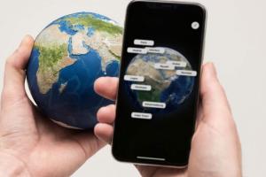 Earth: 3D Printed Augmented Reality Globe