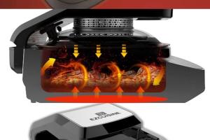 AirGO AP360 Multicooker: Crepe Maker + Mini-Oven + Indoor Grill + Air Fryer + Robotic Stir Fryer