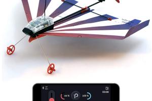 PowerUp Dart: App Controlled Paper Airplane