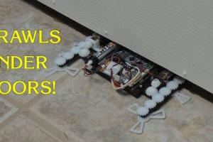 DIY: 3D Printed Arduino Robot That Can Crawl Under Doors