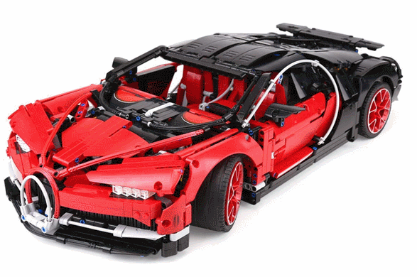 lego bugatti red