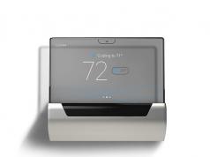Glas Smart Thermostat with Translucent OLED Touchscreen & Alexa