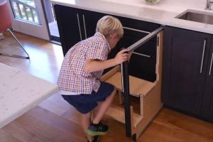 Step 180: Cabinet Step Stool Gives You Access To Upper Cabinets