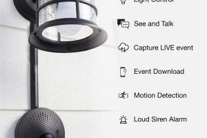 Toucan: Security Camera Powered by Light Fixture