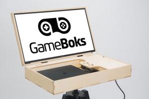 GameBoks: Portable Gaming Station with 24″ Display