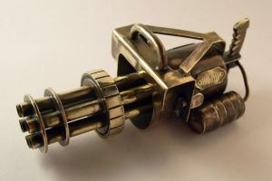 Steampunk Gatling Gun USB Flash Drive