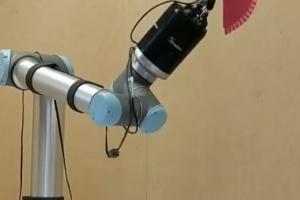 Shadow Dexterous Hand Using a Folding Fan