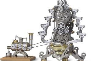 Stirling Engine Marble Tower